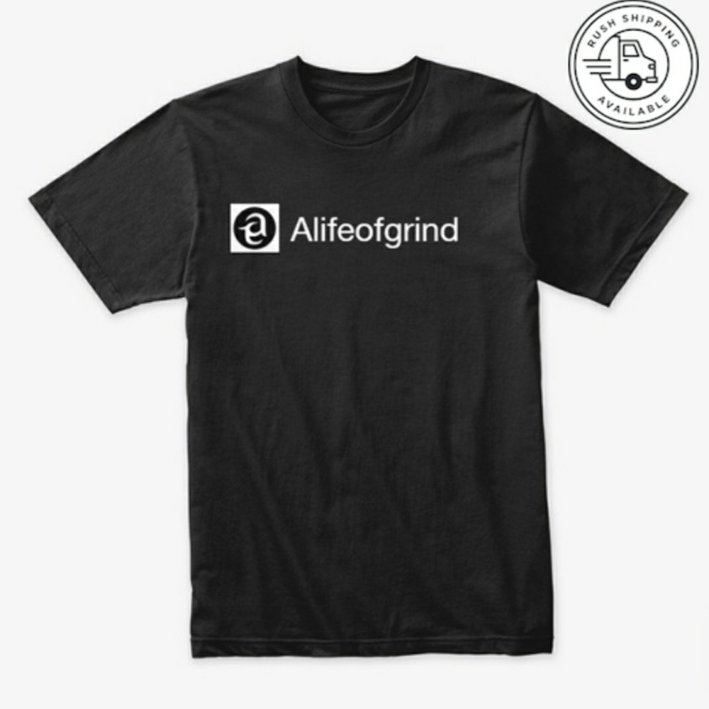 Alifeofgrind premium unisex cotton tee